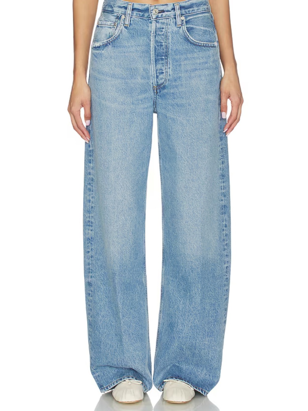 Citizens of Humanity Ayla Baggy Wide Leg Jeans Sz 32 Oversized - Picture 2 of 8